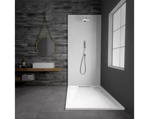 Приобрести Душевой поддон из искусственного камня Vincea 100x80 VST-4SRL8010W Белый матовый в магазине сантехники Santeh-Crystal.ru