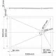 Приобрести Душевой поддон из искусственного камня WasserKRAFT Dill 120x90 61T07 Черный матовый в магазине сантехники Santeh-Crystal.ru