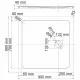 Приобрести Душевой поддон из искусственного камня WasserKRAFT Neime 90х90 19T03 Черный матовый в магазине сантехники Santeh-Crystal.ru