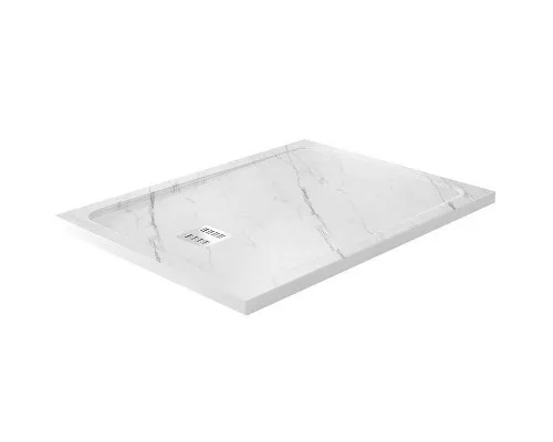 Приобрести Душевой поддон из искусственного камня WasserKRAFT Rhin 120x90 44T07 Белый матовый в магазине сантехники Santeh-Crystal.ru