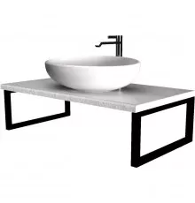 Столешница под раковину 1MarKa Grunge Loft 90 У85840 подвесная Бетон светлый