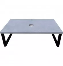 Столешница под раковину 1MarKa Grunge Loft 70 Ц0000015934 Бетон светлый