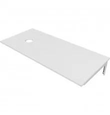 Столешница под раковину 1MarKa Wash 110 Ц0000004097 над стиральной машиной Белый глянец