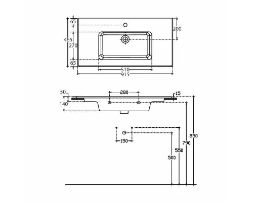 Приобрести Раковина Allen Brau Fantasy 92 4.11026.20 Белая в магазине сантехники Santeh-Crystal.ru