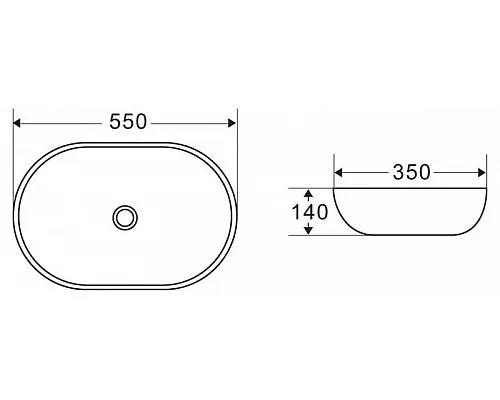 Купить Раковина-чаша BelBagno 55 BB1048 Белая в магазине сантехники Santeh-Crystal.ru