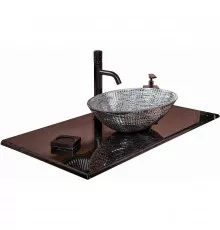 Столешница под раковину Boheme Armadi Art NeoArt 101 857-101-NM Черный мрамор