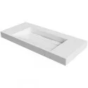 Раковина подвесная Boheme Armadi Art Flat 100 859-100-CLCT Белый мрамор