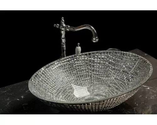 Заказать Раковина-чаша Boheme NeoArt 51 815 Серебро в магазине сантехники Santeh-Crystal.ru