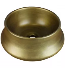 Раковина накладная Bronze de Luxe Терракота 36 1347MQ Бронза