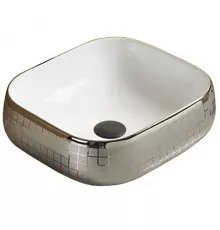 Раковина CeramaLux 45 78321 Серебро