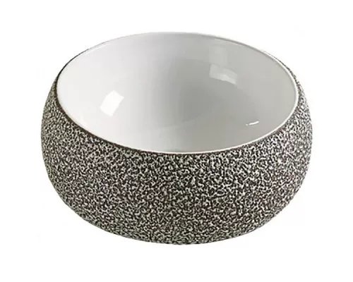 Купить Раковина CeramaLux 40 78217 Серебряная в магазине сантехники Santeh-Crystal.ru