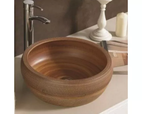 Купить Раковина-чаша CeramaLux 42 J2055 Коричневая в магазине сантехники Santeh-Crystal.ru