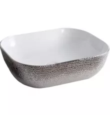 Раковина-чаша CeramaLux 46 D1333H021 Серебро Белая