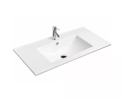 Купить Раковина CeramaLux 75 9075Е Белая в магазине сантехники Santeh-Crystal.ru