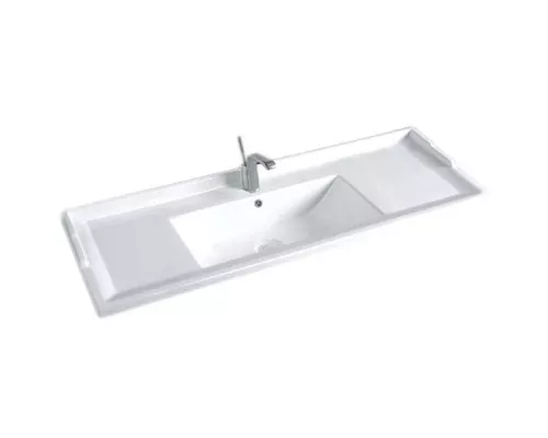 Приобрести Раковина CeramaLux 120 NY J840 - 120 Белая в магазине сантехники Santeh-Crystal.ru