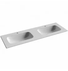 Раковина Ceramicanova Grace 140 CN7022 двойная Белая