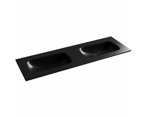 Раковина Ceramicanova Grace 140 CN7022MBwx двойная Черная матовая
