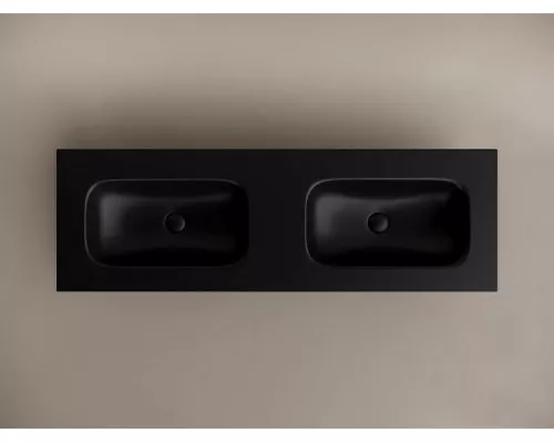 Раковина Ceramicanova Grace 140 CN7022MBwx двойная Черная матовая