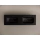 Раковина Ceramicanova Grace 140 CN7022MBwx двойная Черная матовая