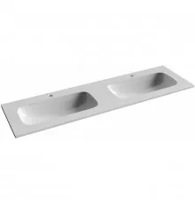 Мебельная раковина Ceramicanova Grace 160 CN7023 двойная Белая