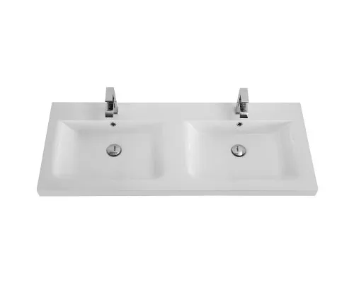 Заказать Раковина Cezares Eco 120 CZR-1200/480-2-LV-MR-ECO двойная Белая в магазине сантехники Santeh-Crystal.ru