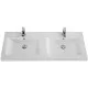 Заказать Раковина Cezares Eco 120 CZR-1200/480-2-LV-MR-ECO двойная Белая в магазине сантехники Santeh-Crystal.ru