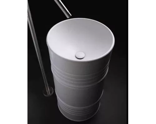 Заказать Раковина Kerasan Artwork Barrel 45 4742K01 Белая в магазине сантехники Santeh-Crystal.ru