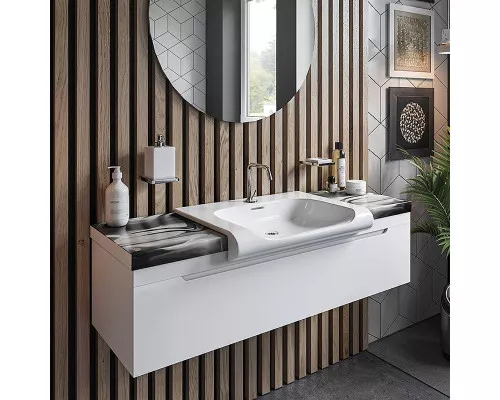 Заказать Раковина Kerasan Inka Project 40 341201x1 Белая в магазине сантехники Santeh-Crystal.ru