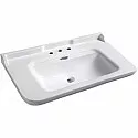Раковина Kerasan Waldorf 100 4142K1bi/crx3 Белая