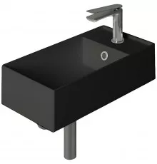 Раковина Simas Agile 50 R AG50 nero mattx1 Черная матовая