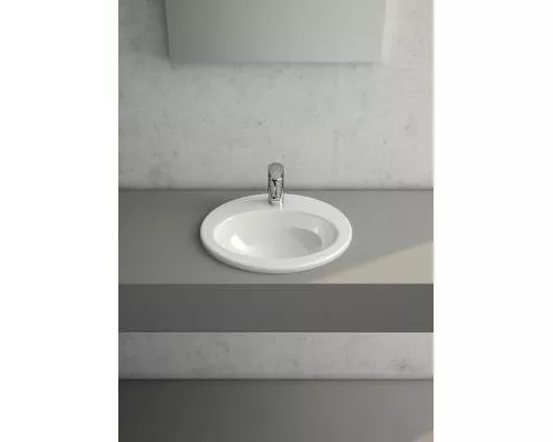 Купить Раковина Vitra S20 43 5466B003-0001 Белая в магазине сантехники Santeh-Crystal.ru
