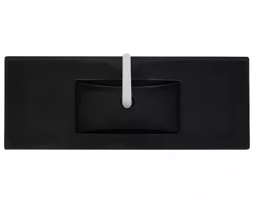 Купить Раковина WeltWasser Deilbach 7506 120 MT- BL 10000005569 Черная матовая в магазине сантехники Santeh-Crystal.ru