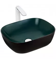 Раковина-чаша WeltWasser Elbach M2143 BBG 49 10000005600 Черно-зеленая матовая