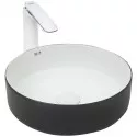 Раковина-чаша WeltWasser Elbach M3134 BW 35 10000004522 Черная Белая