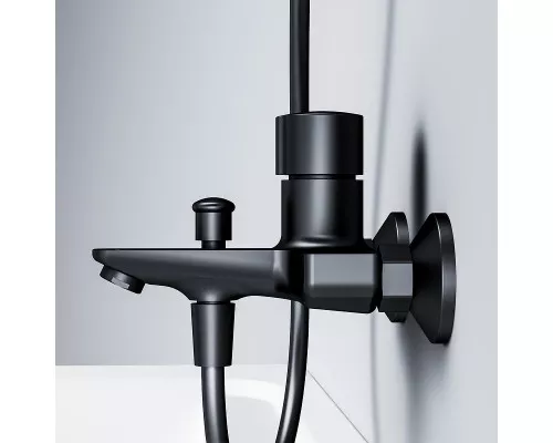 Заказать Смеситель для ванны AM.PM X-Joy F85A10522 Черный матовый в магазине сантехники Santeh-Crystal.ru
