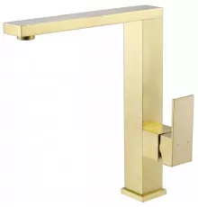 Смеситель для раковины Abber Daheim AF8214G Золото матовое