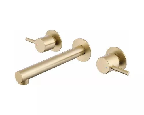 Смеситель для раковины Abber Emotion AF88121G Золото матовое