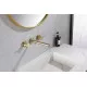 Смеситель для раковины Abber Emotion AF88121G Золото матовое