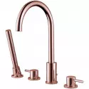 Смеситель на борт ванны Abber Wasser Kreis AF8113RG Розовое золото Смеситель на борт ванны Abber Wasser Kreis AF8113RG Розовое золото