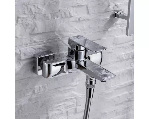 Купить Смеситель для ванны Allen Brau Infinity 5.21006-31 Черный матовый в магазине сантехники Santeh-Crystal.ru