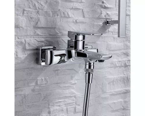 Купить Смеситель для ванны Allen Brau Infinity 5.21006-31 Черный матовый в магазине сантехники Santeh-Crystal.ru