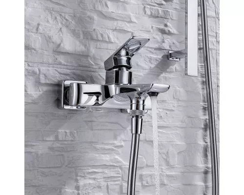 Купить Смеситель для ванны Allen Brau Infinity 5.21006-31 Черный матовый в магазине сантехники Santeh-Crystal.ru