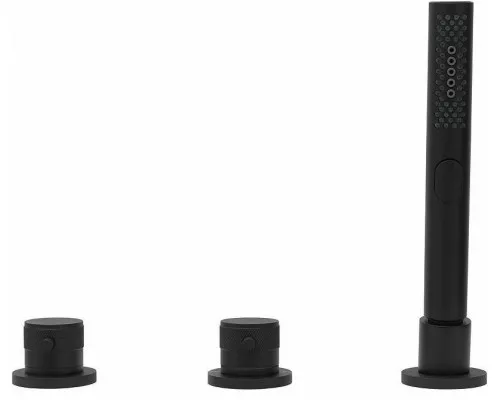 Приобрести Смеситель на борт ванны Allen Brau Priority 5.31007-31 Черный матовый в магазине сантехники Santeh-Crystal.ru