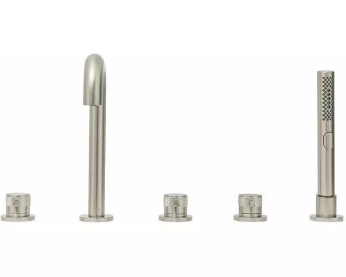 Приобрести Смеситель на борт ванны Allen Brau Priority 5.31007-BN Брашированный никель в магазине сантехники Santeh-Crystal.ru