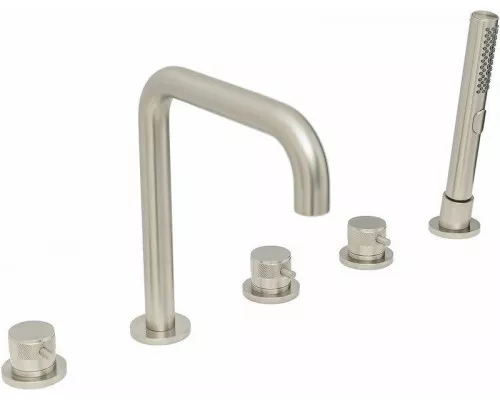 Приобрести Смеситель на борт ванны Allen Brau Priority 5.31007-BN Брашированный никель в магазине сантехники Santeh-Crystal.ru