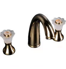 Смеситель для раковины Boheme Camelia 297 Золото