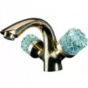 Смеситель для раковины Boheme Crystal 311-CRST Бронза