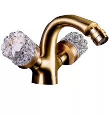 Смеситель для биде Boheme Crystal 316-CRST Бронза