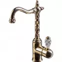 Смеситель для раковины Boheme Crystal 282-CRST Золото