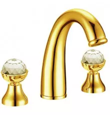 Смеситель для раковины Boheme Imperiale Presente 337 Золото